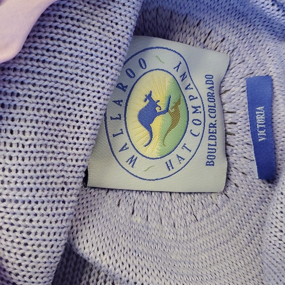 Pale Periwinkle Walleroo Wide Brim Hat Victoria - Picture 5 of 10